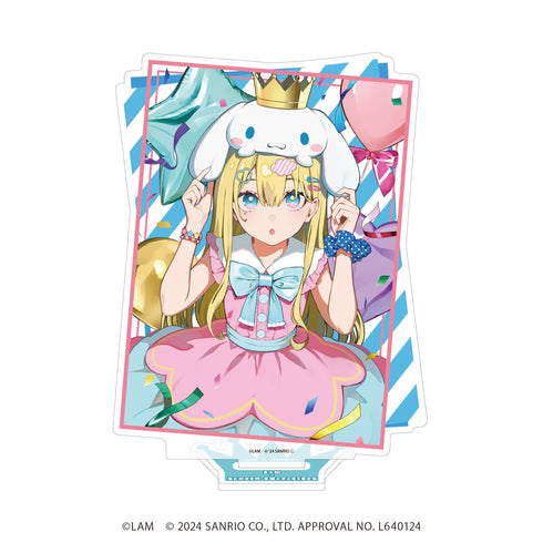 『LAM×サンリオキャラクターズ』アクリルスタンド04/シナモロール(等身イラスト)